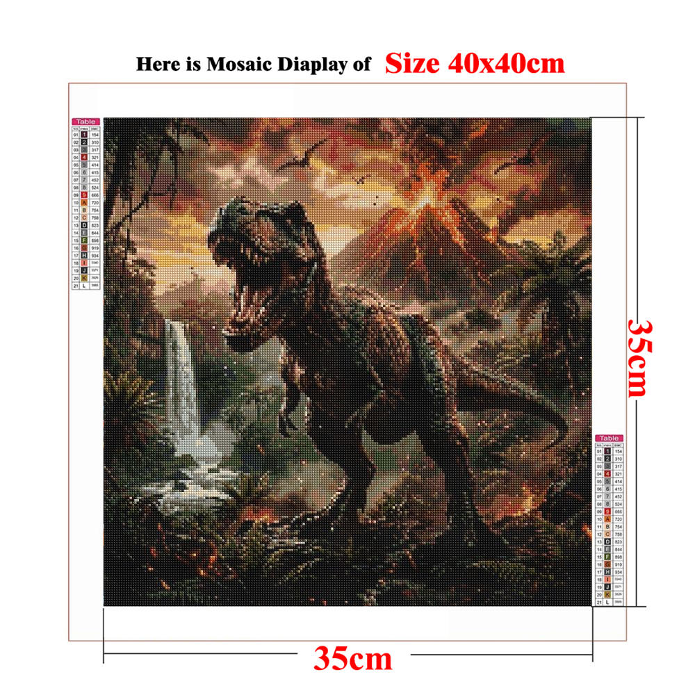 다이아몬드 페인팅 키트 고대 공룡 화산 폭발 풀드릴 트 - Volcano Kit Eruption 리뷰 및 가격